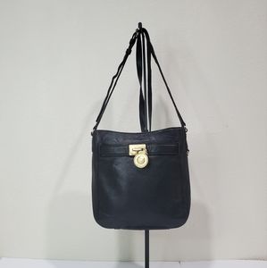 Michael Kors Black Traveler Crossbody Bag Adjustable Strap